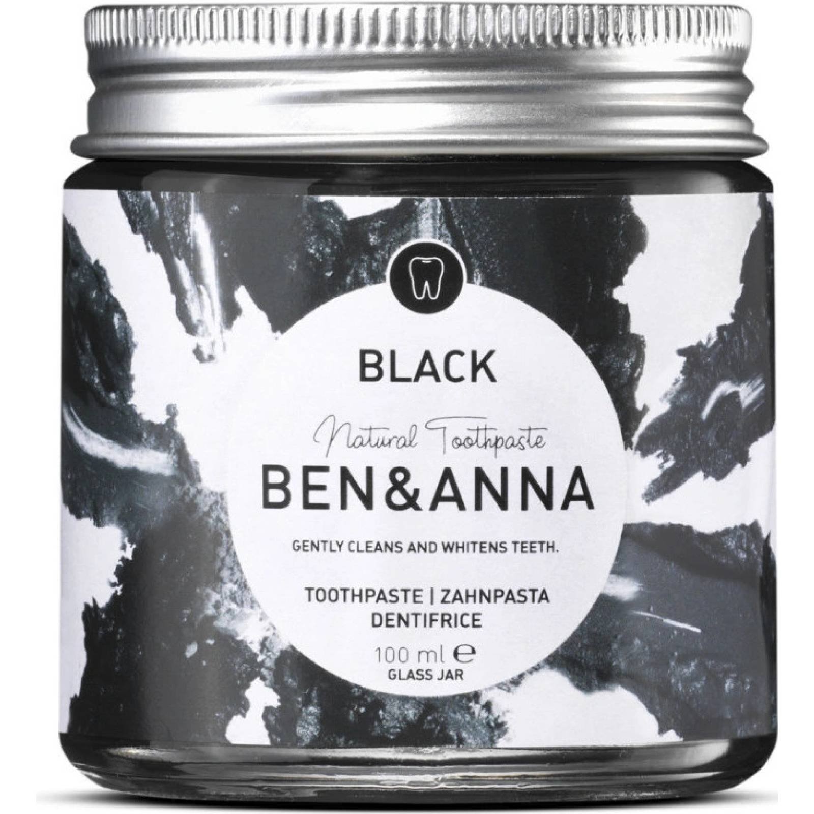 Ben & Anna přírodní pasta na bělení zubů s aktivním uhlím activated charcoal 100 ml